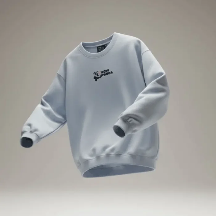 Sudadera Sin Capucha Angry Panda Minimalista